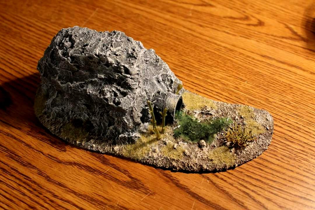 Drain Liquid Ooze Pipe Rock Terrain Toxic Warhammer 40000